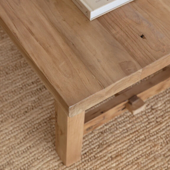 Reclaimed Teak Farmhouse Coffee Table