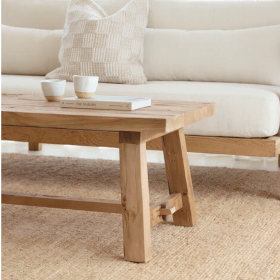 Reclaimed Teak Farmhouse Coffee Table
