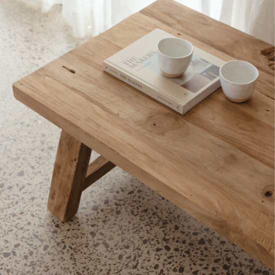 Reclaimed Teak Farmhouse Coffee Table