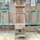 Reclaimed Teak Ladder Shelf with Storage Drawer