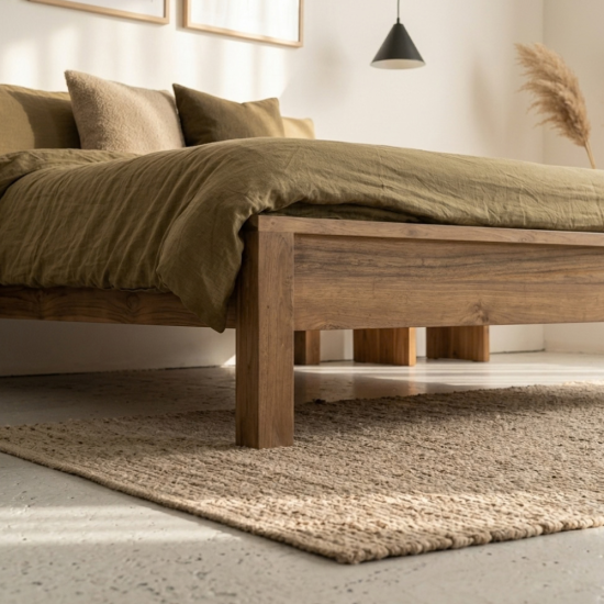 Reclaimed Teak Meryem Bed Base