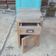 Reclaimed Teak Rustic Bedside Cabinet