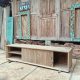 Reclaimed Teak Slider Media Console