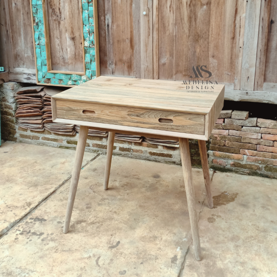 Reclaimed Teak Wood Console Table 1 Drawers