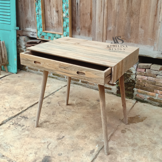 Reclaimed Teak Wood Console Table 1 Drawers