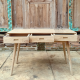 Reclaimed Teak Wood Retro Writing Table
