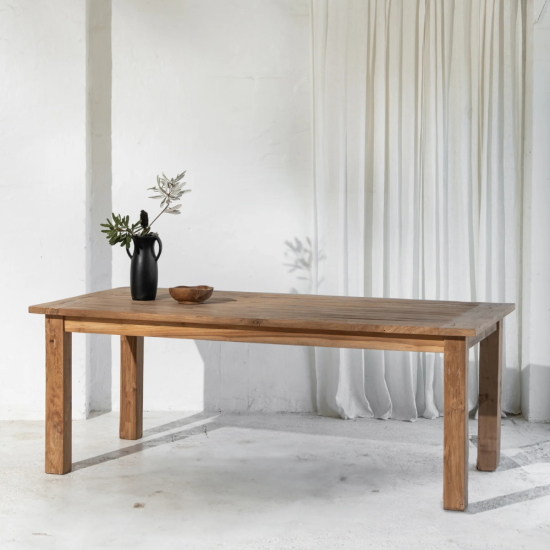 Ridha Reclaimed Teak Dining Table