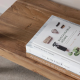 Scandi Reclaimed Teak Console Table Natural 90 cm