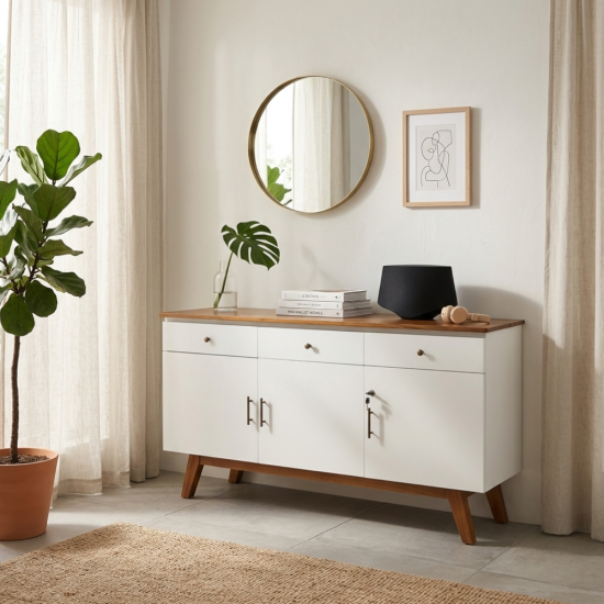 Scandinavian Bufet Minimalis Ruang Tamu Viona