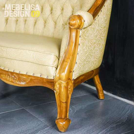 Set Kursi Sofa Meja Ruang Tamu Lois Gelung Kayu Jati 321