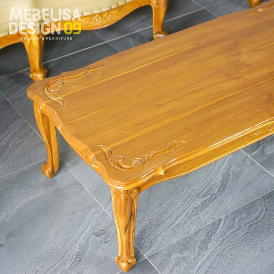 Set Kursi Sofa Meja Ruang Tamu Lois Gelung Kayu Jati 321