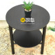 Set Kursi Teras Besi Industrial Modern Hitam Set Kursi Teras Besi Industrial Modern Hitam