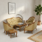 Set Sofa Meja Tamu Jati Louis Gelung 3211