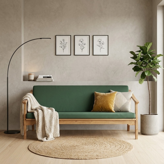 Sofa Bangku Santai Scandinavian Minimalis Kayu Jati Sofa Bangku Santai Scandinavian Minimalis Kayu Jati