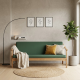 Sofa Bangku Santai Scandinavian Minimalis Kayu Jati Sofa Bangku Santai Scandinavian Minimalis Kayu Jati
