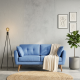 Sofa Depan TV 2 Seater Model Retro Modern Jati