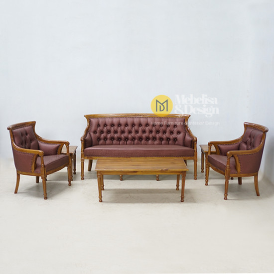 Sofa Kursi Ruang Tamu Set Shena 311 Jati Sofa Kursi Ruang Tamu Set Shena 311 Jati