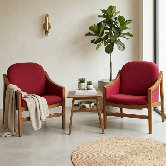 Sofa Kursi Teras Set Scandinavian Jati
