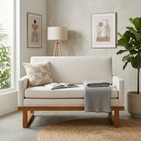 Sofa Minimalis Ruang Tamu 2 Seater Brandly