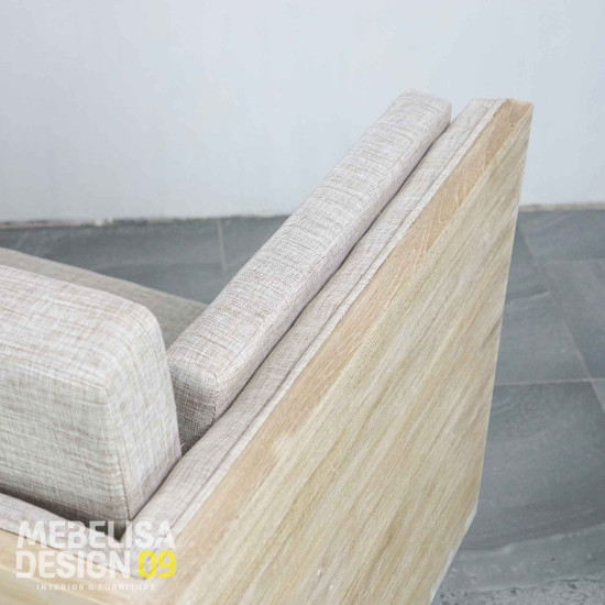 Sofa Minimalis Scandinavian Modern Kayu Jati Bleaching Sofa Minimalis Scandinavian Modern Kayu Jati Bleaching