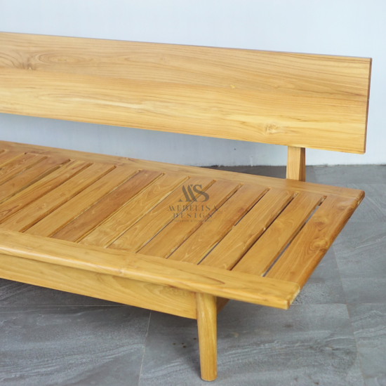 Sofa Outdoor panjang 4 Seater Mid-Century Modern
