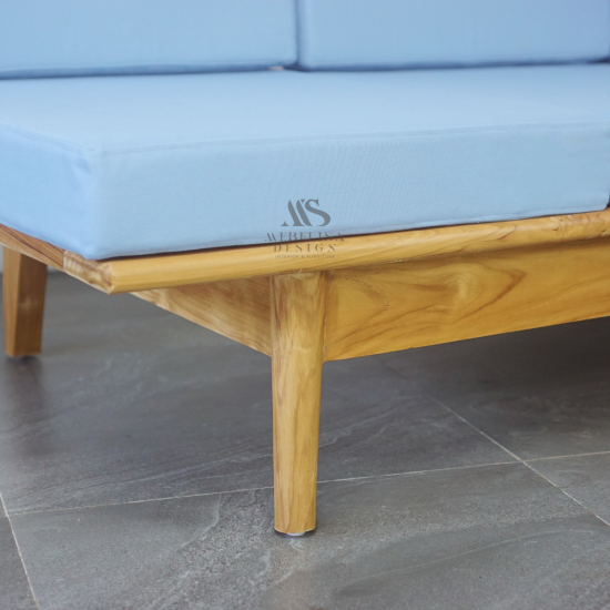 Sofa Outdoor panjang 4 Seater Mid-Century Modern