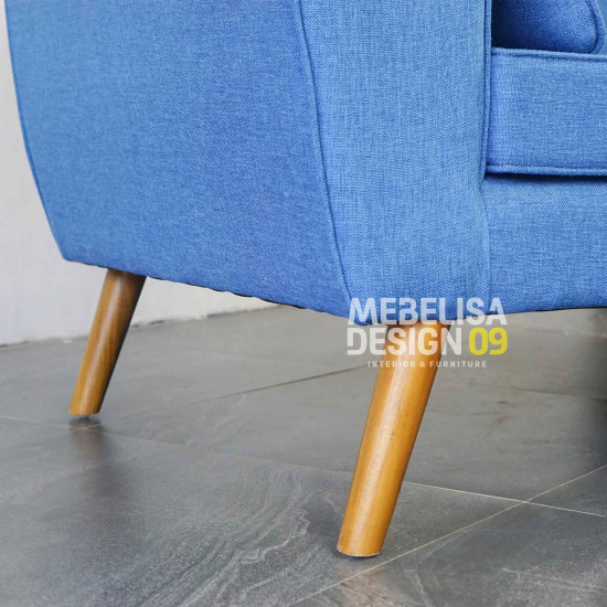 Sofa Retro Minimalis 2 Seater Blue Jay Sofa Retro Minimalis 2 Seater Blue Jay