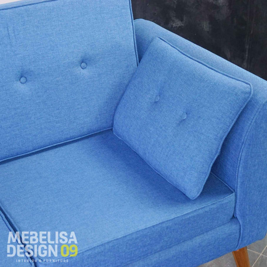 Sofa Retro Minimalis 2 Seater Blue Jay Sofa Retro Minimalis 2 Seater Blue Jay