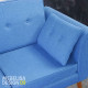 Sofa Retro Minimalis 2 Seater Blue Jay Sofa Retro Minimalis 2 Seater Blue Jay