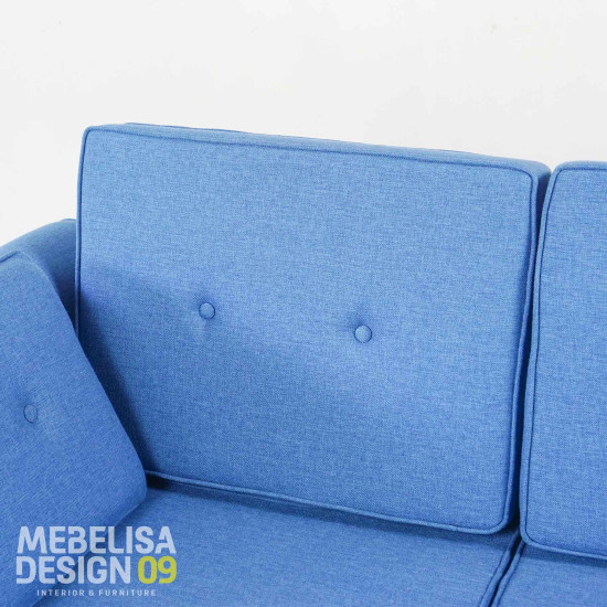 Sofa Retro Minimalis 2 Seater Blue Jay Sofa Retro Minimalis 2 Seater Blue Jay