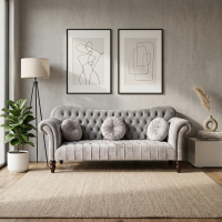 Sofa Ruang Tamu Mewah Kayu Jati Lucas
