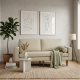 Sofa Ruang Tamu Minimalis 2 Seater Retro Jati