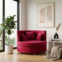 Sofa Santai Bulat Modern Minimalis Mewah