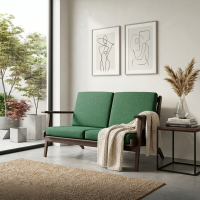 Sofa Santai Depan TV 2 Seater Scandinavian