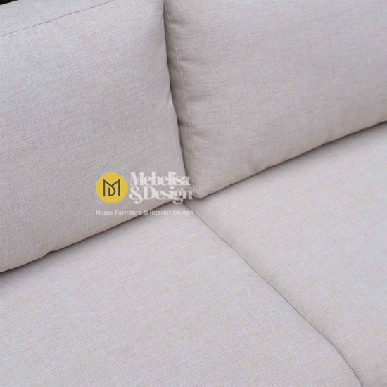 Sofa Santai Minimalis 2 Dudukan Japandi Style Kayu Jati Sofa Santai Minimalis 2 Dudukan Japandi Style Kayu Jati