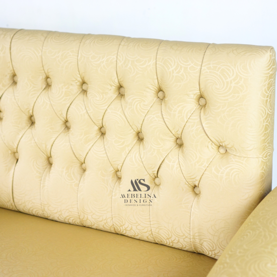 Sofa Santai Ruang Tamu Mewah Klasik Kayu Jati