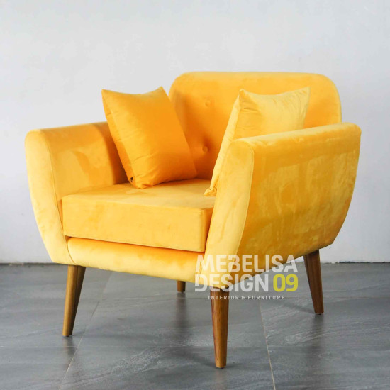 Sofa Santai Single Retro Modern Minimalis