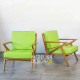 Sofa Single Scandinavian Minimalis Modern Kayu Jati