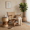 Sunday Teak Lounger with Arm Rest
