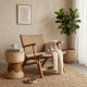 Sunday Teak Lounger with Arm Rest