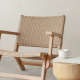 Sunday Teak Lounger with Arm Rest