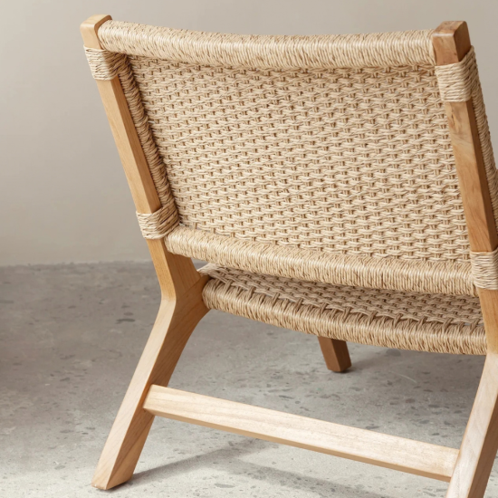 Sunday Teak Lounger with Arm Rest