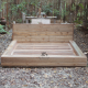 Recycled Teak Wood Bed Frame With a Vintage Charm