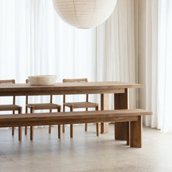 Terra Solid Reclaimed Teak Dining Table