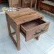 The Courney Bedside Table Recycled Teak Wood The Courney Bedside Table Recycled Teak Wood