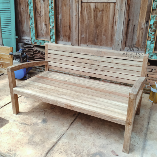 The Lumbung Reclaimed Teak Outdoor Bench