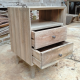 The Scandi Reclaimed Teak Wood Nightstand