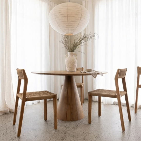 Tiram Dining Table Natural Set