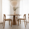 Tiram Dining Table Natural Set