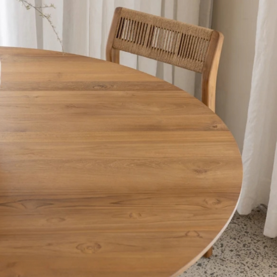 Tiram Dining Table Natural Set